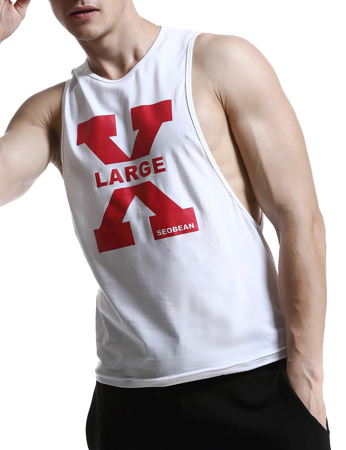 Gym Cotton Fitness Tank Top 60703 | dmunderwear detail image 6