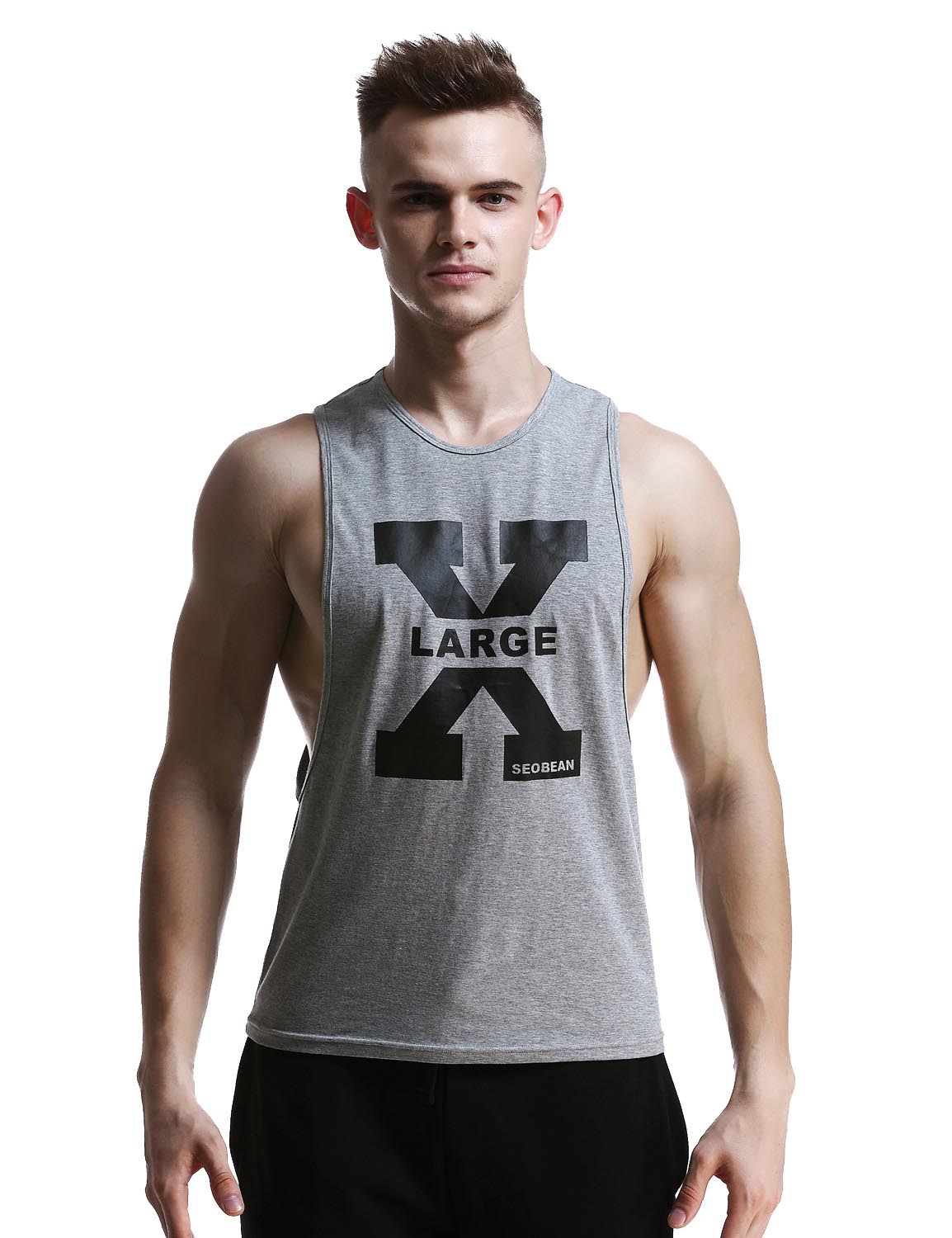 Gym Cotton Fitness Tank Top 60703 | dmunderwear detail image 7