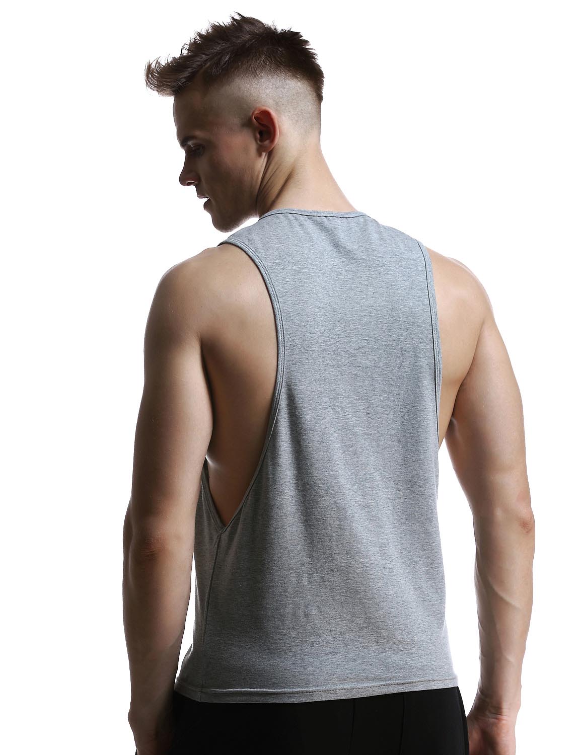Gym Cotton Fitness Tank Top 60703 | dmunderwear detail image 8