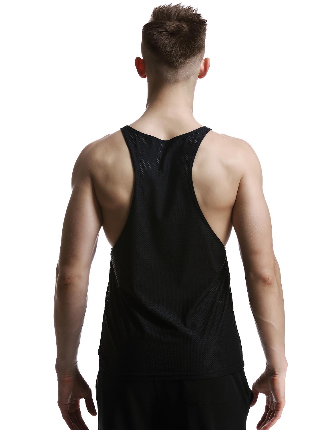 Gym Mesh Tank Tops Fitness Sleeveless Shirts 60701 | dmunderwear detail image 10