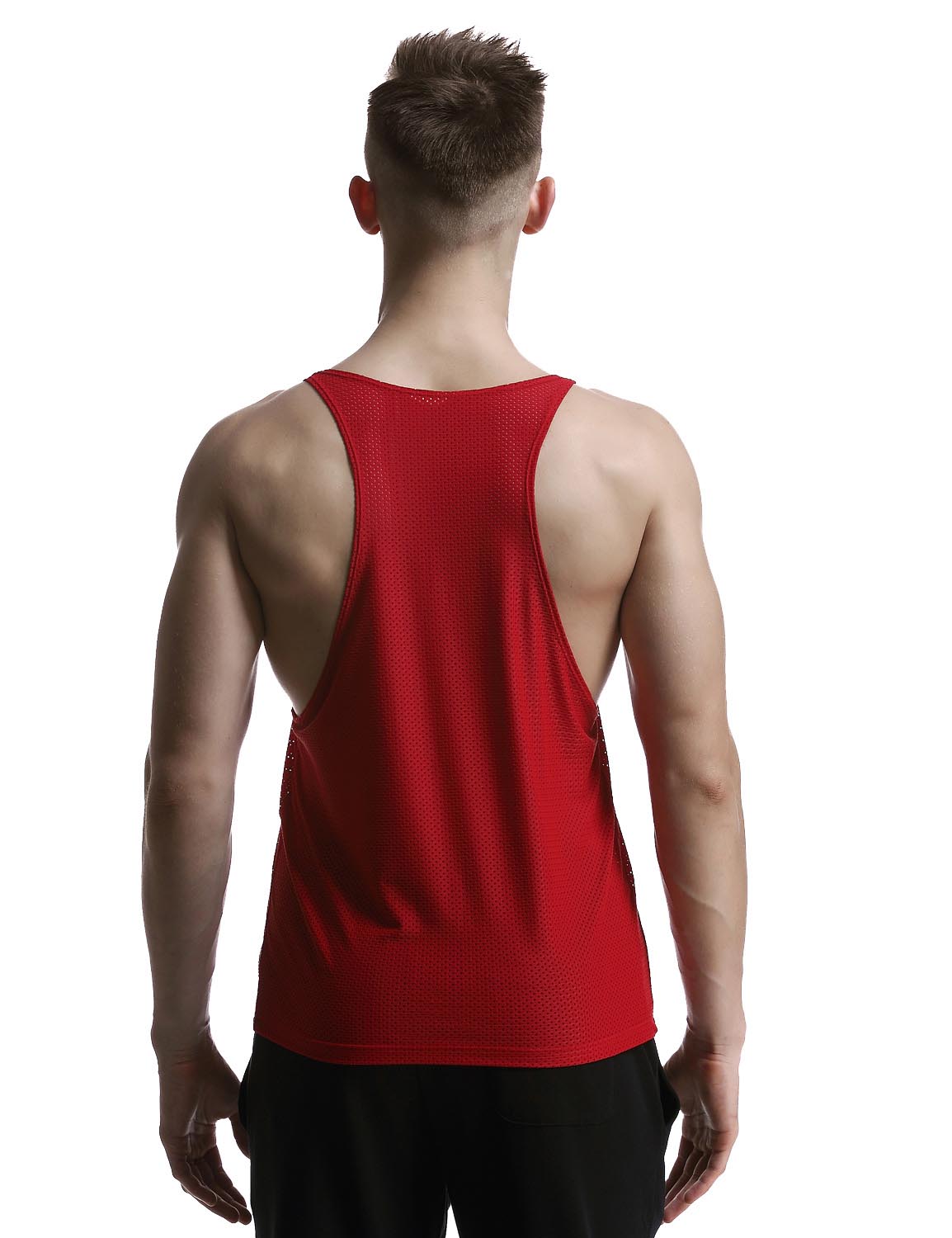 Gym Mesh Tank Tops Fitness Sleeveless Shirts 60701 | dmunderwear detail image 6