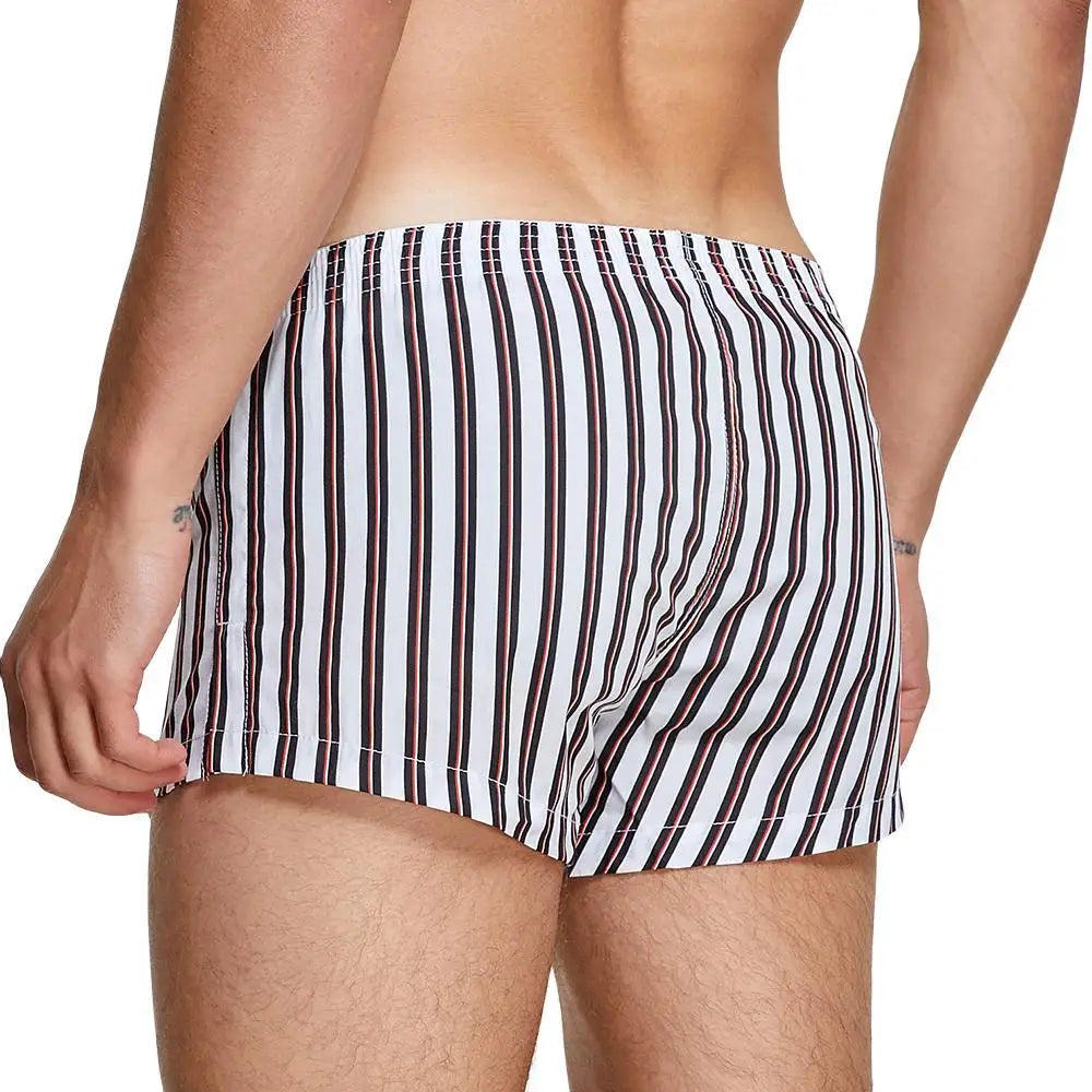 High Cut Striped Boxers | dmunderwear detail image 11