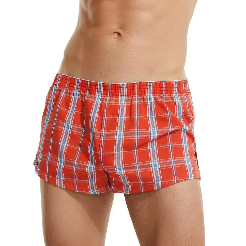 High Cut Plaid Boxers | dmunderwear detail image 7