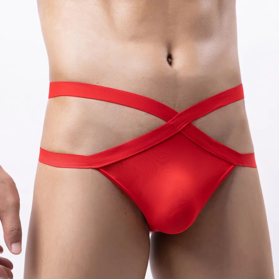 High-Rise X-Strap Thong | dmunderwear detail image 10