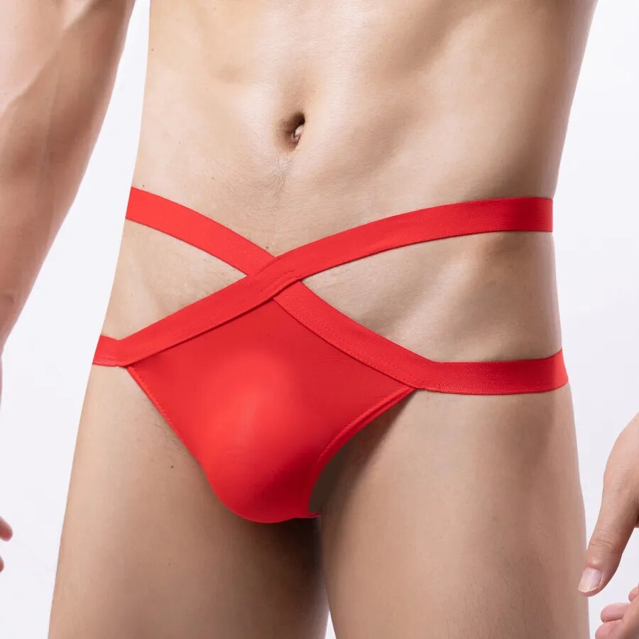 High-Rise X-Strap Thong | dmunderwear detail image 11