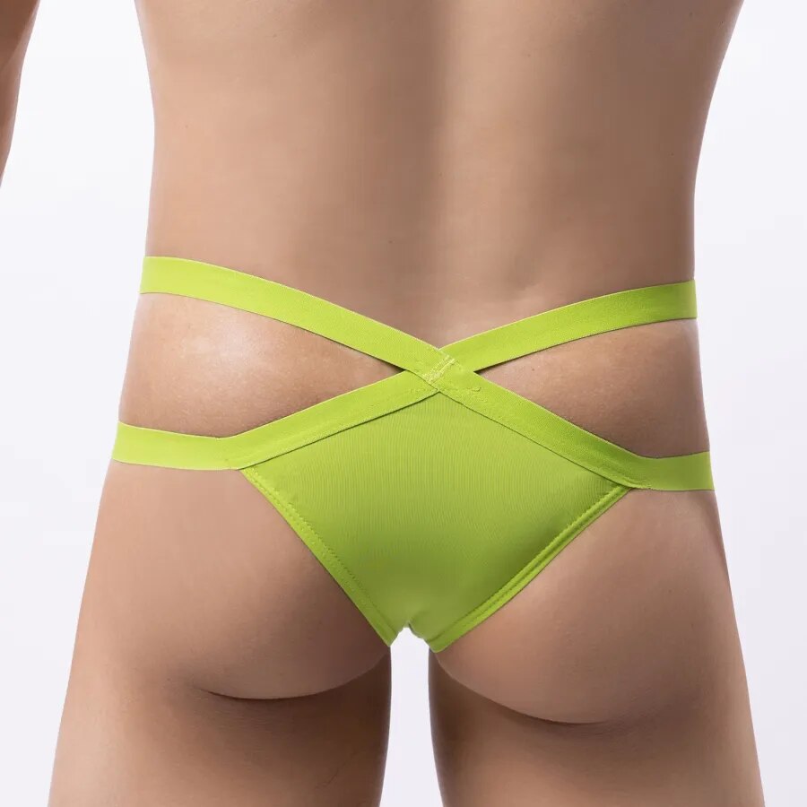 High-Rise X-Strap Thong | dmunderwear detail image 12