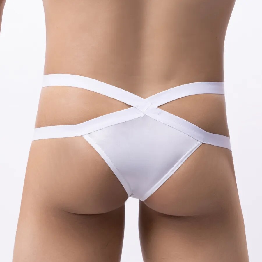High-Rise X-Strap Thong | dmunderwear detail image 4