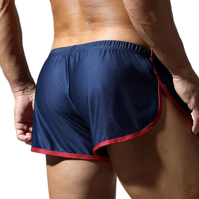 High Slit Mesh Shorts | dmunderwear detail image 13