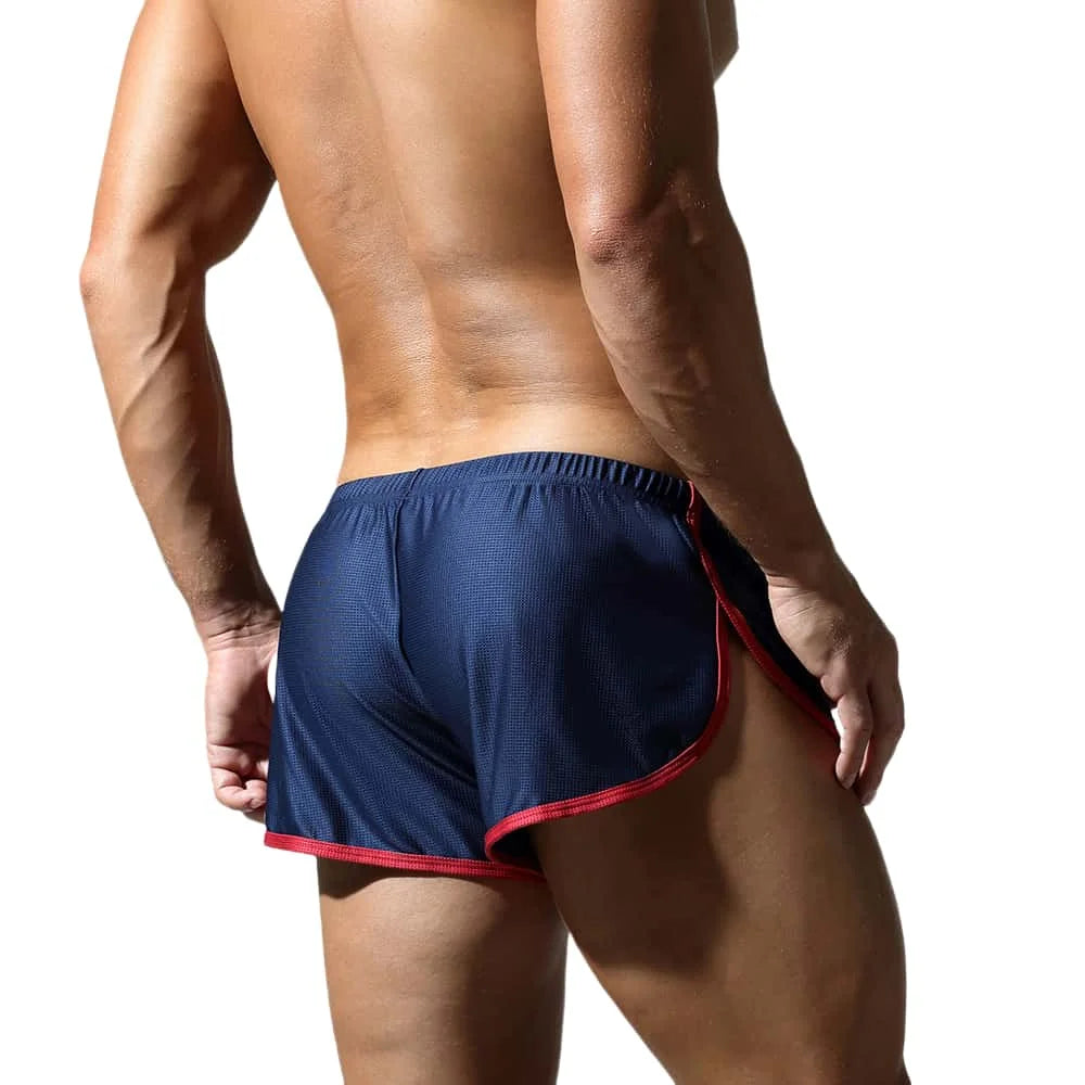 High Slit Mesh Shorts | dmunderwear detail image 15