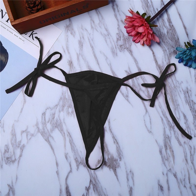 Hip-tie Bikini Swim Brief Thong | dmunderwear detail image 4