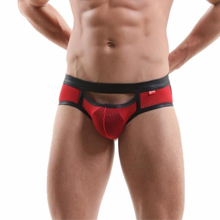 ORVLS Hollow Front Mesh Jock Briefs | dmunderwear