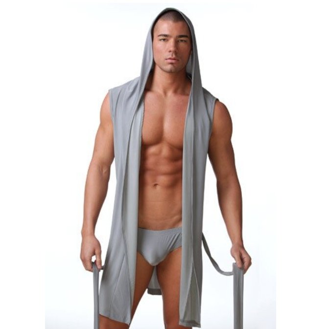 Hooded Muscle Robe | dmunderwear