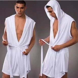 Hooded Muscle Robe | dmunderwear detail image 3