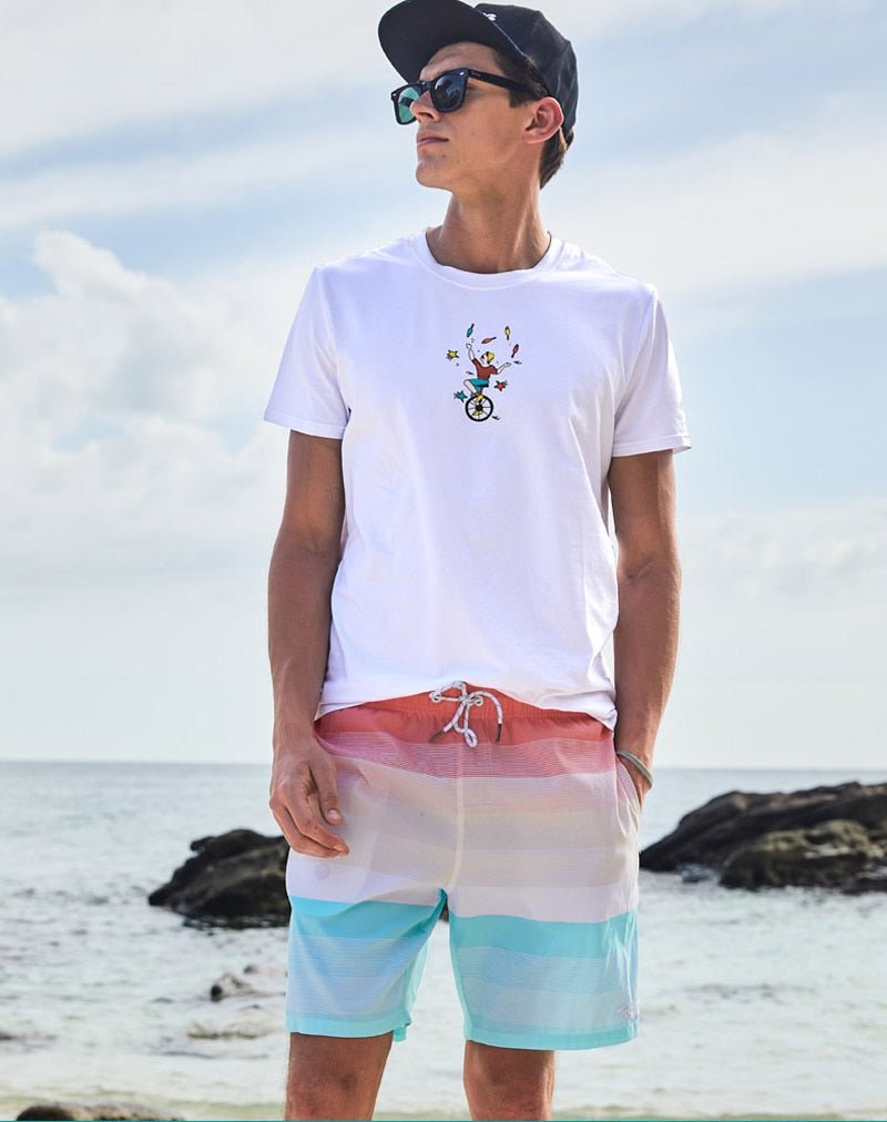 ORVLS Pastel Sunset Board Shorts | dmunderwear detail image 5