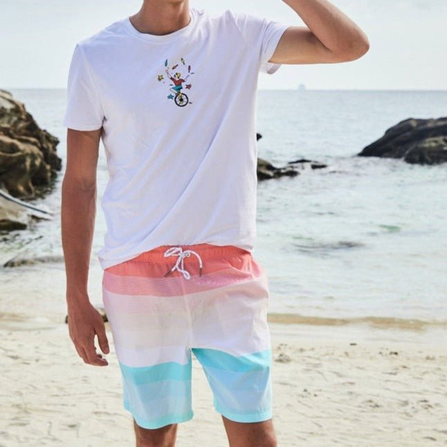 ORVLS Pastel Sunset Board Shorts | dmunderwear detail image 6