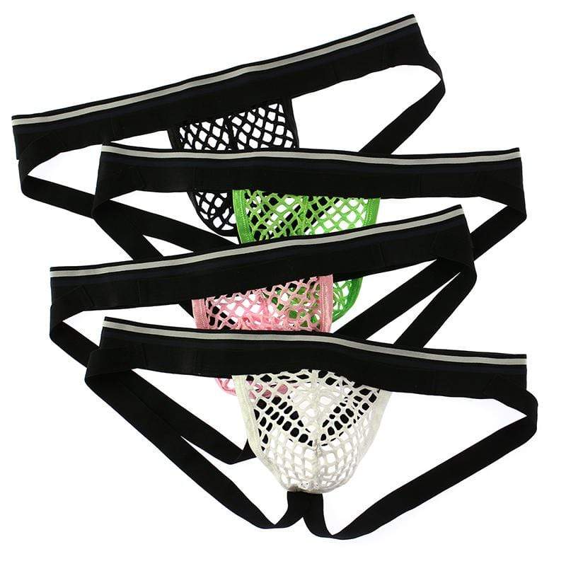 Nightlife Fishnet Jock | dmunderwear detail image 7