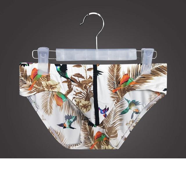 Hummingbird Print Briefs | dmunderwear detail image 3