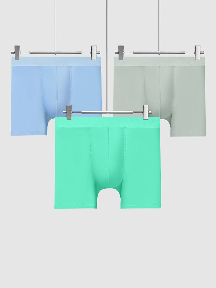 3 Pcs Breathable Sports Boxers Briefs | dmunderwear detail image 10