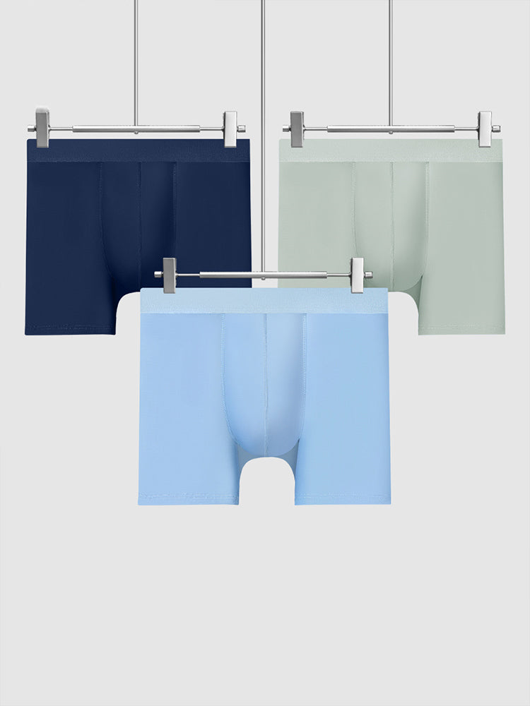 3 Pcs Breathable Sports Boxers Briefs | dmunderwear detail image 2