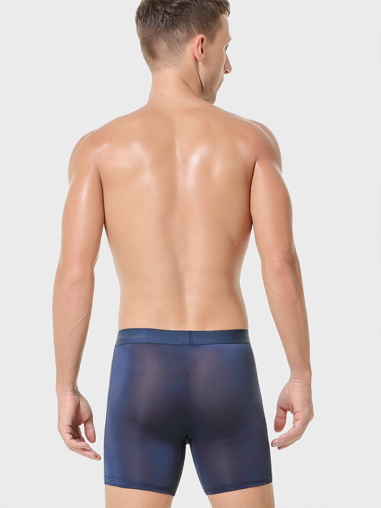 3 Pcs Breathable Sports Boxers Briefs | dmunderwear detail image 3