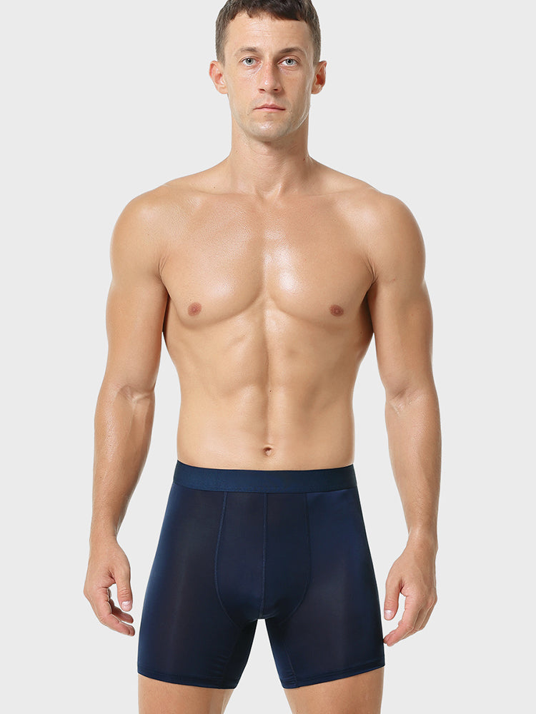 3 Pcs Breathable Sports Boxers Briefs | dmunderwear detail image 4