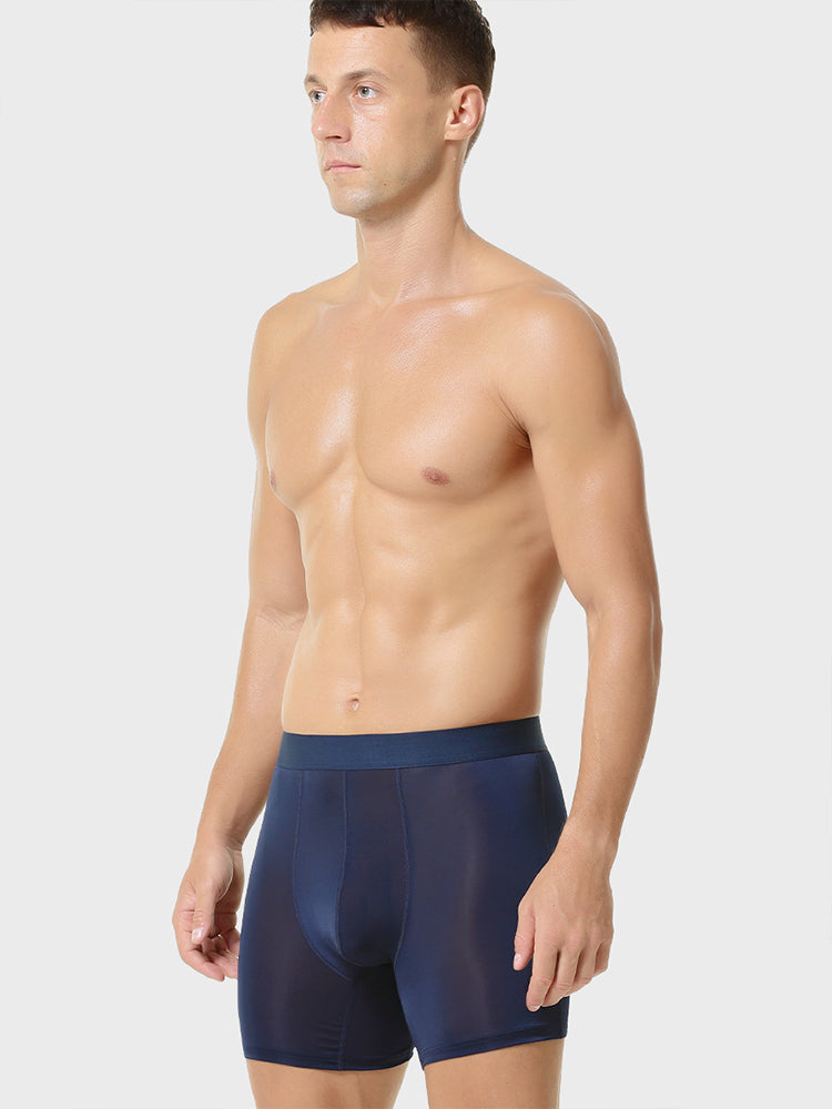3 Pcs Breathable Sports Boxers Briefs | dmunderwear detail image 6