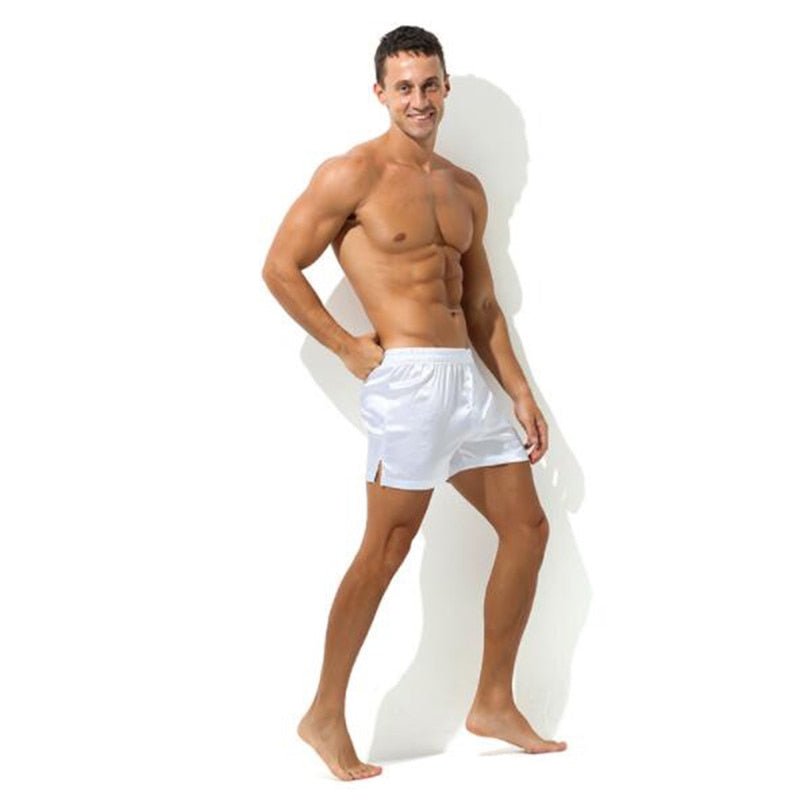 Ice Silk Lounge Shorts | dmunderwear detail image 6