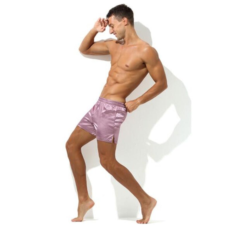ORVLS Ice Silk Lounge Shorts | dmunderwear detail image 7
