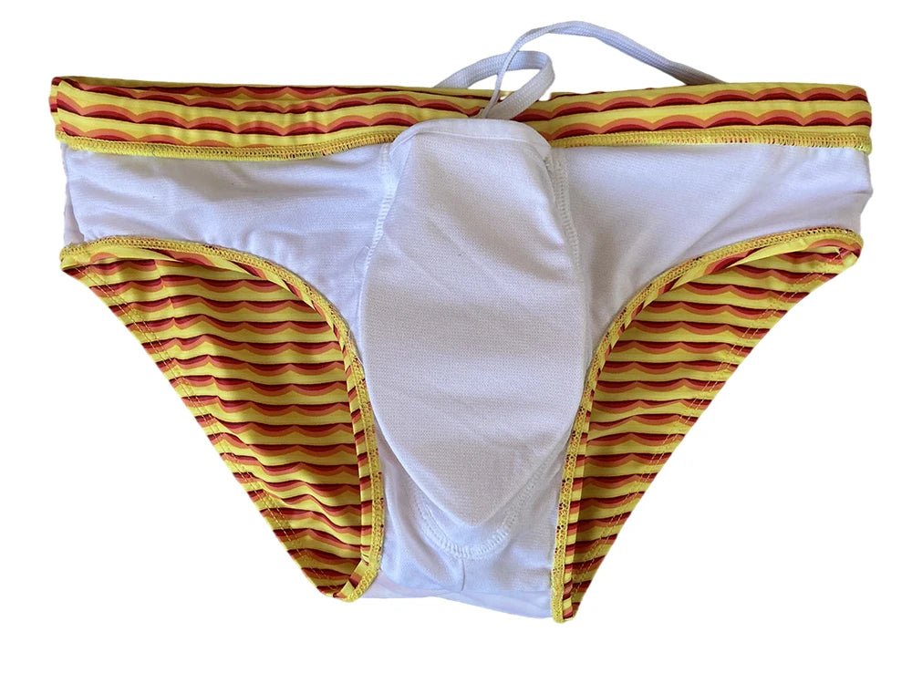 Illusion Swim Briefs | dmunderwear detail image 8