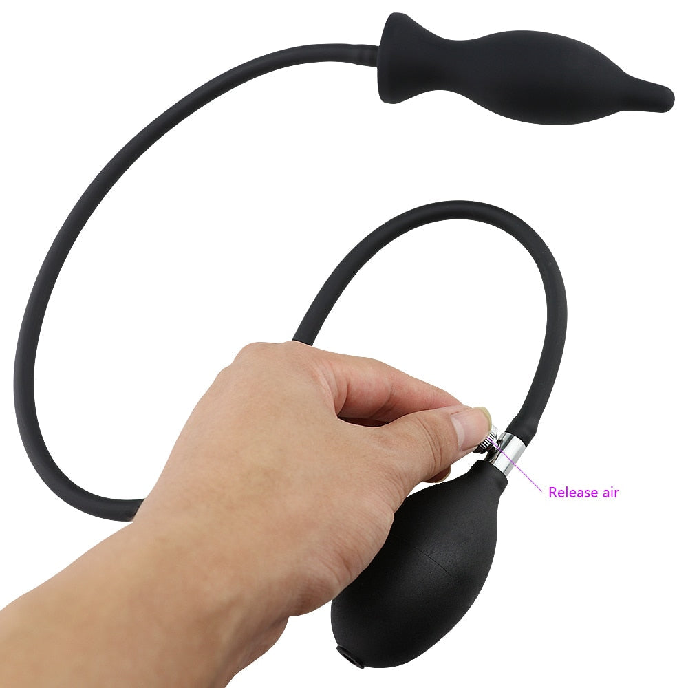 Inflatable Pumping Dildo | dmunderwear detail image 10