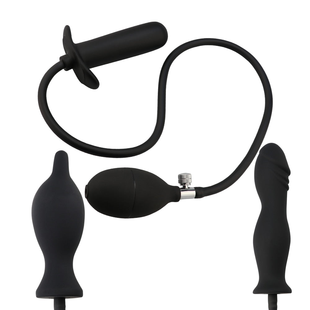 Inflatable Pumping Dildo | dmunderwear detail image 3