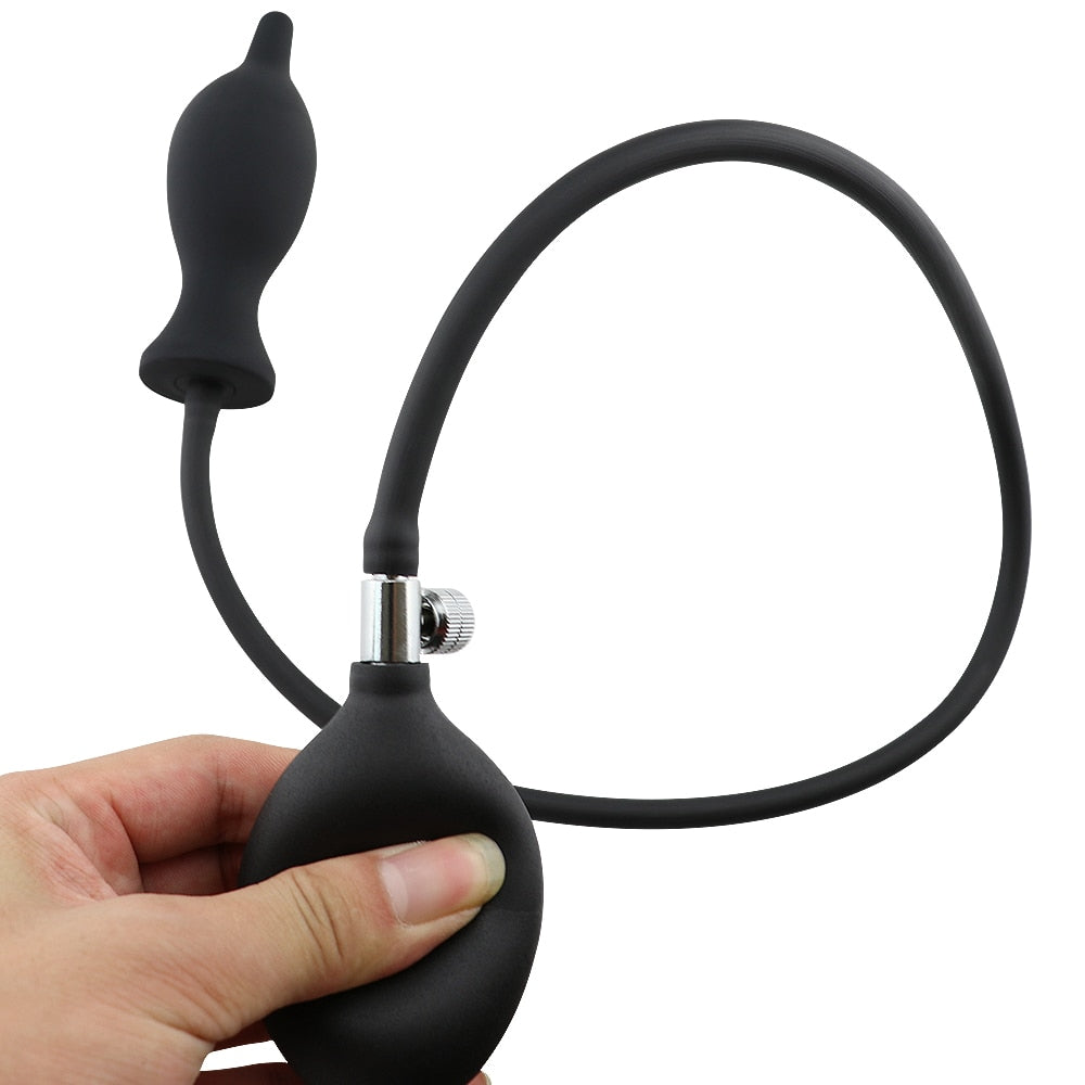 Inflatable Pumping Dildo | dmunderwear detail image 6