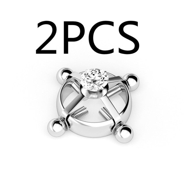 Jeweled Nipple Clamps | dmunderwear detail image 12