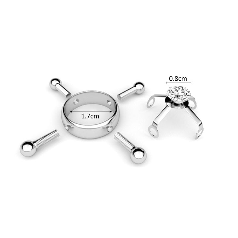 Jeweled Nipple Clamps | dmunderwear detail image 20
