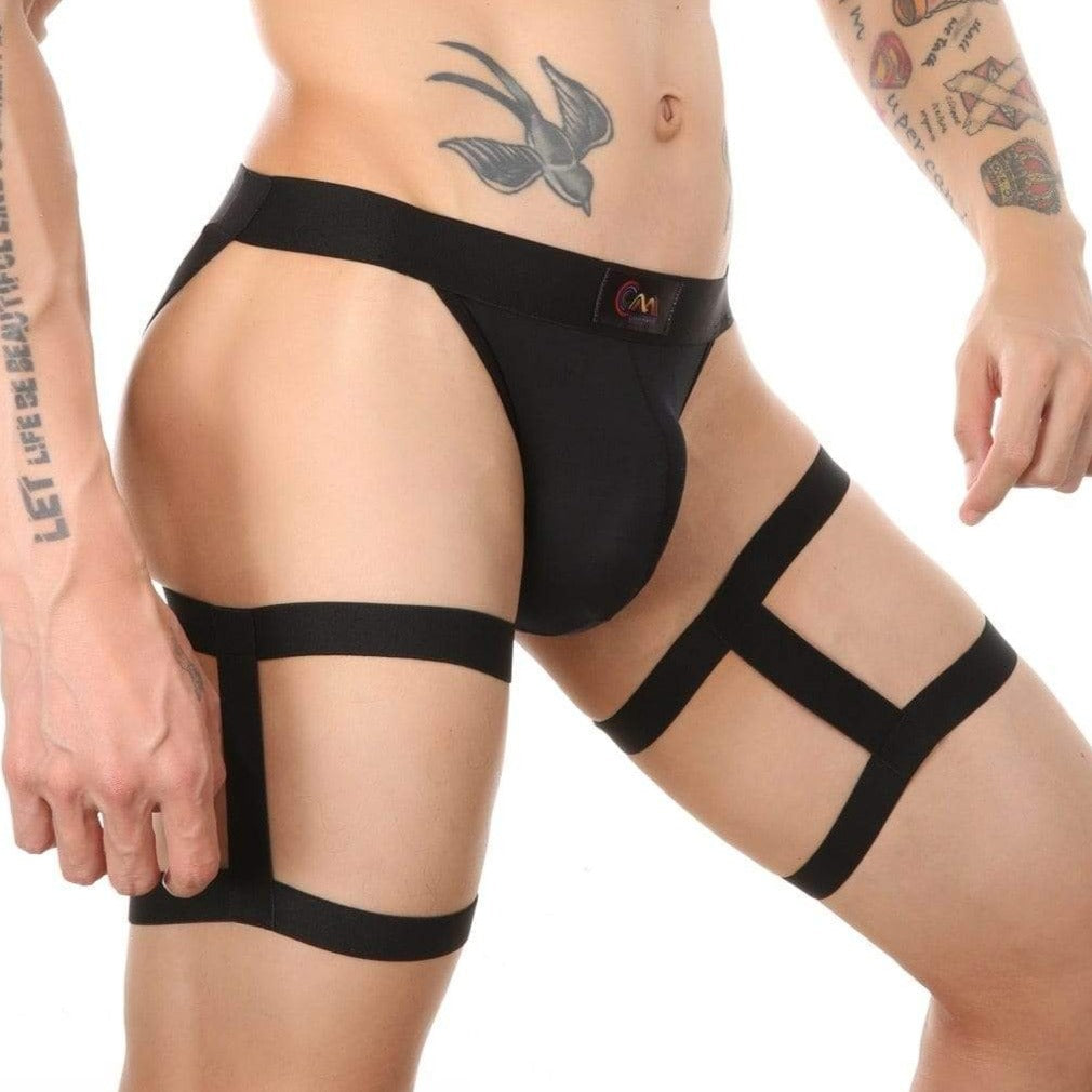 Jock Thong with Garters | dmunderwear detail image 2