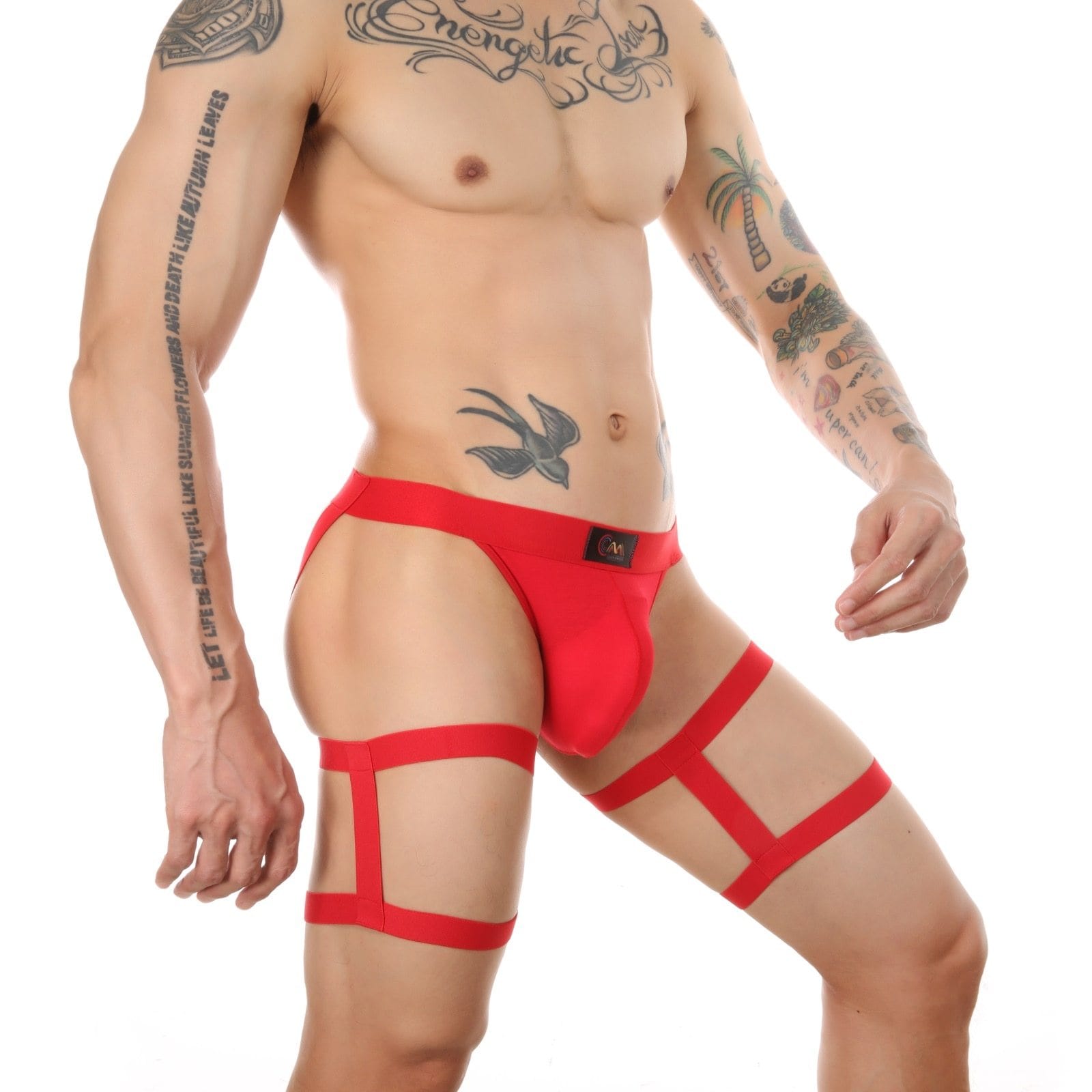 Jock Thong with Garters | dmunderwear detail image 9