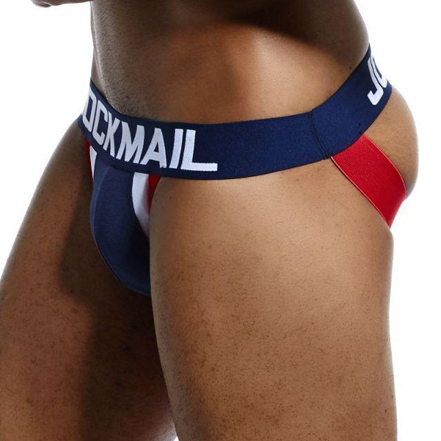 Jockmail "American - Red White & Blue" Jockstrap | dmunderwear detail image 3