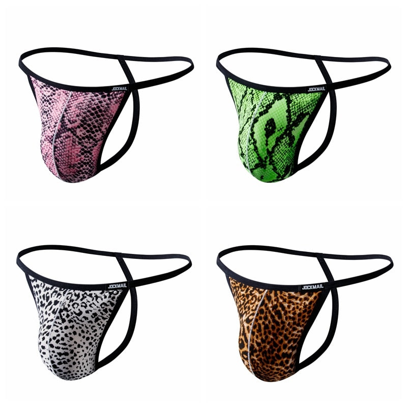 Jockmail Animal Print G-Strings | dmunderwear detail image 6