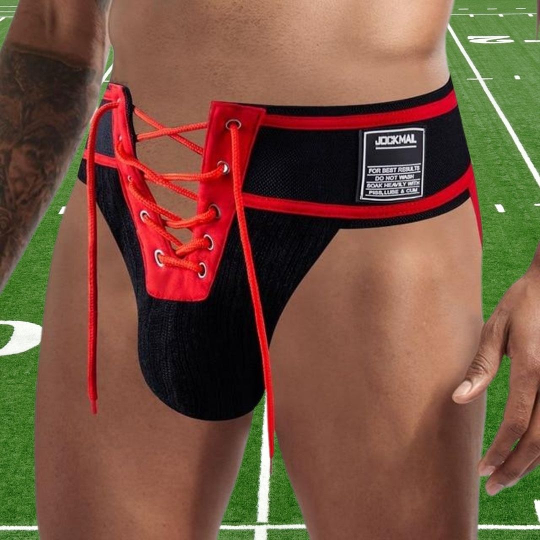 Jockmail Athletic Lacing Jockstrap | dmunderwear