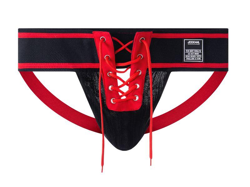 Jockmail Athletic Lacing Jockstrap | dmunderwear detail image 12