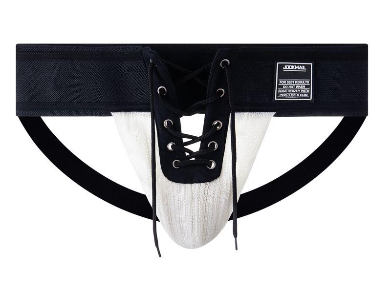 Jockmail Athletic Lacing Jockstrap | dmunderwear detail image 14
