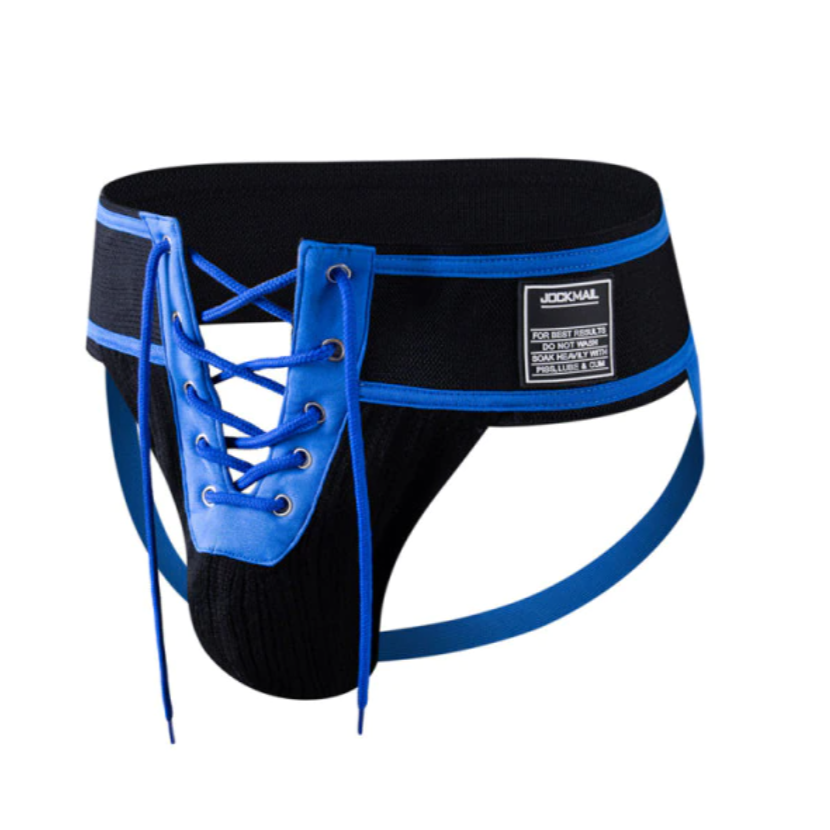 Jockmail Athletic Lacing Jockstrap | dmunderwear detail image 6