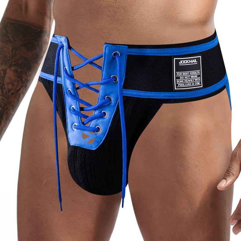 Jockmail Athletic Lacing Jockstrap | dmunderwear detail image 7