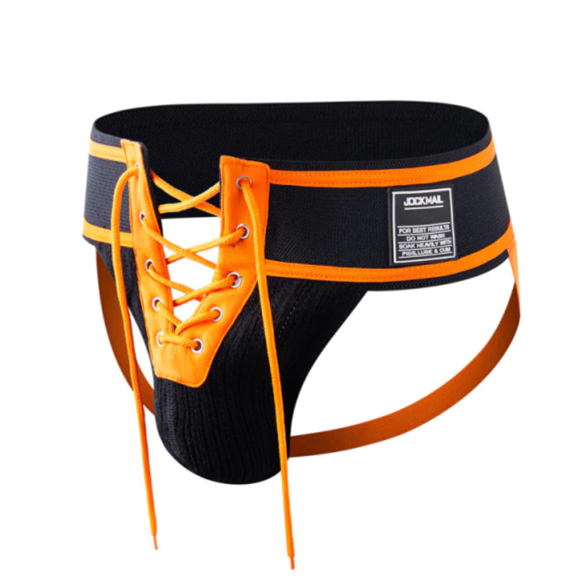Jockmail Athletic Lacing Jockstrap | dmunderwear detail image 8