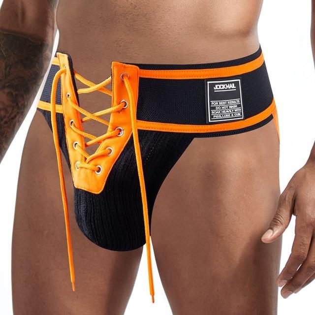 Jockmail Athletic Lacing Jockstrap | dmunderwear detail image 9