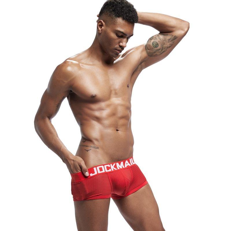 Jockmail Breathable Mesh Boxers (4 Pack) | dmunderwear detail image 4