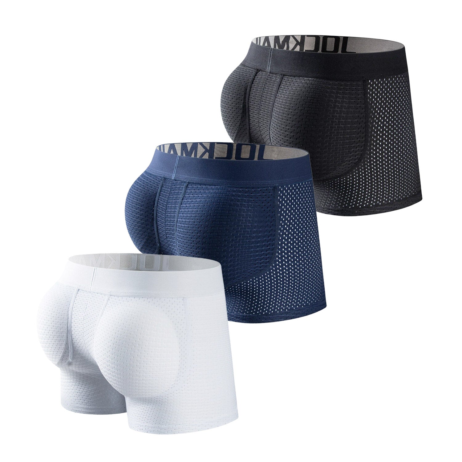 Jockmail Bun Buster Mesh Boxer Briefs 2-Pack | dmunderwear