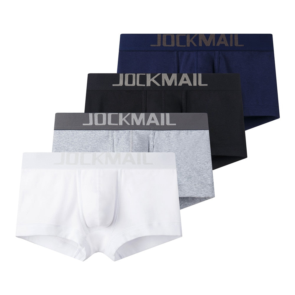 Jockmail Low Waist Boxers (4 Pack) | dmunderwear