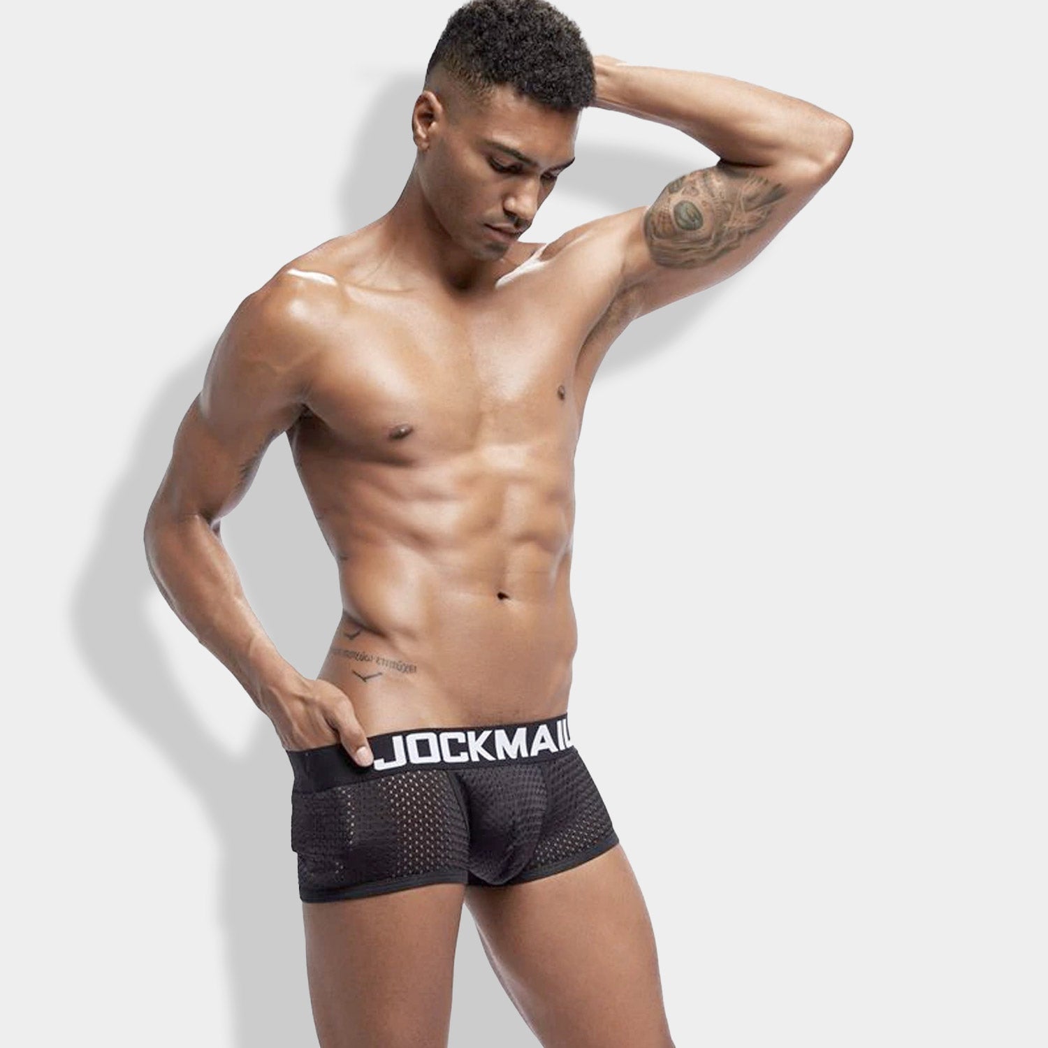Jockmail Mesh Boxer Briefs 4-Pack | dmunderwear detail image 3