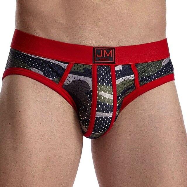 ORVLS Jockmail Mesh Camo Briefs | dmunderwear detail image 11